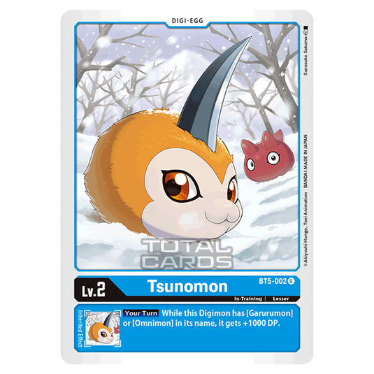 Digimon Card Game - BT05 - Battle of Omni - Tsunomon (Uncommon) - BT5-002