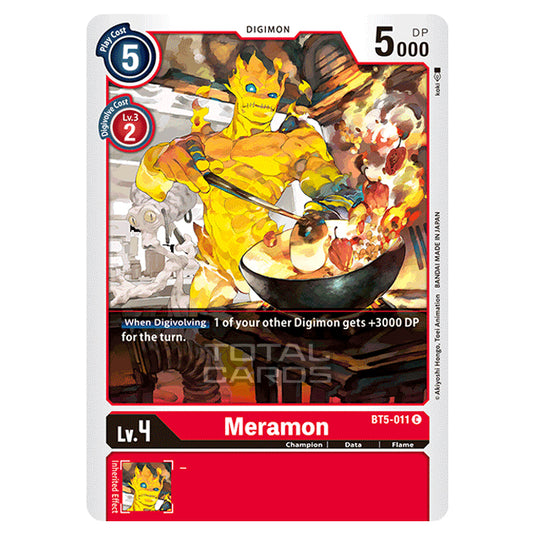 Digimon Card Game - BT05 - Battle of Omni - Meramon (Common) - BT5-011