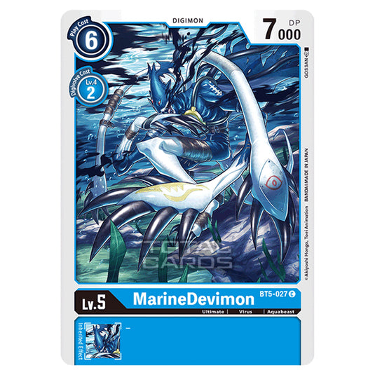 Digimon Card Game - BT05 - Battle of Omni - MarineDevimon (Common) - BT5-027