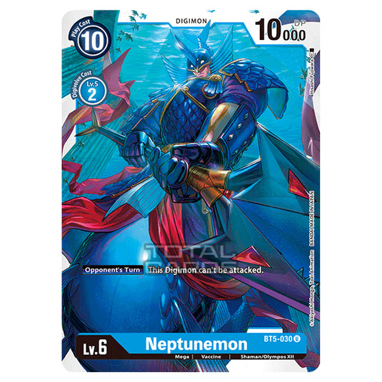 Digimon Card Game - BT05 - Battle of Omni - Neptunemon (Uncommon) - BT5-030 Digimon Card Game - BT05 - Battle of Omni - Neptunemon (Uncommon) - BT5-030