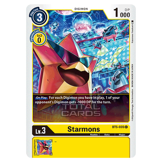 Digimon Card Game - BT05 - Battle of Omni - Starmons (Common) - BT5-035