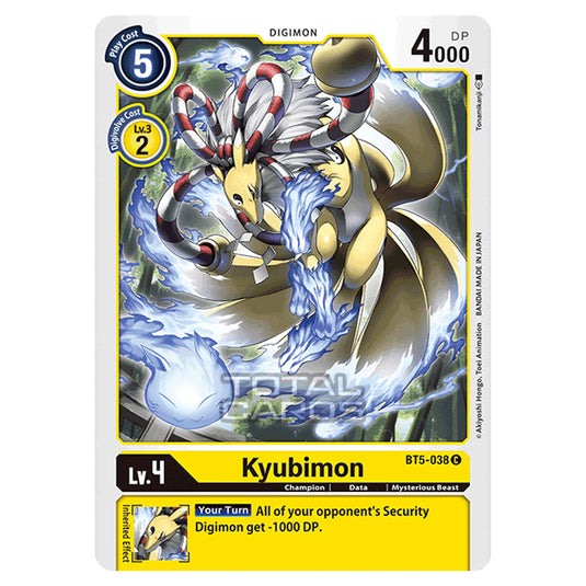 Digimon Card Game - BT05 - Battle of Omni - Kyubimon (Common) - BT5-038