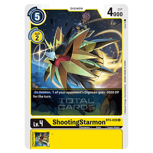 Digimon Card Game - BT05 - Battle of Omni - ShootingStarmon (Uncommon) - BT5-039