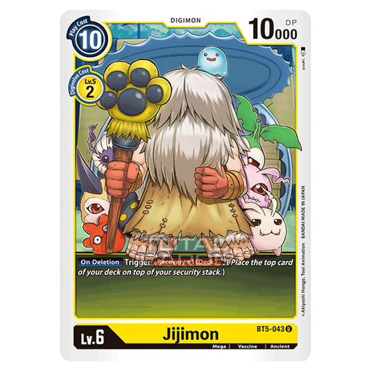 Digimon Card Game - BT05 - Battle of Omni - Jijimon (Uncommon) - BT5-043