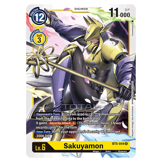 Digimon Card Game - BT05 - Battle of Omni - Sakuyamon (Rare) - BT5-044