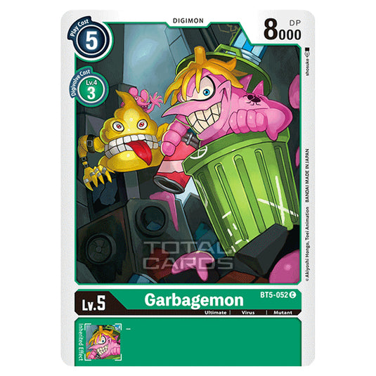 Digimon Card Game - BT05 - Battle of Omni - Garbagemon (Common) - BT5-052