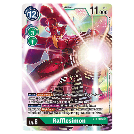 Digimon Card Game - BT05 - Battle of Omni - Rafflesimon (Super Rare) - BT5-056