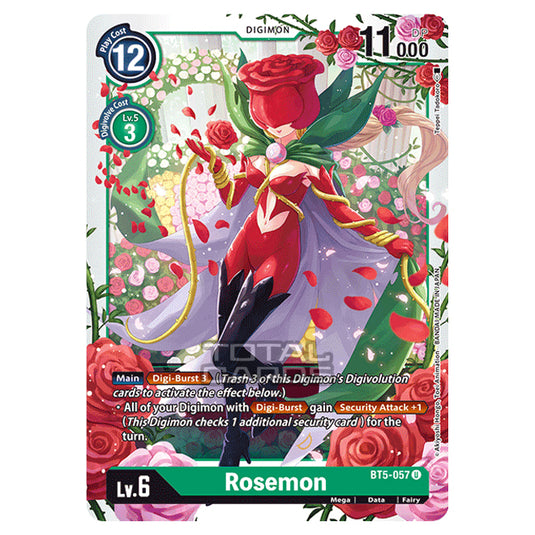 Digimon Card Game - BT05 - Battle of Omni - Rosemon (Uncommon) - BT5-057