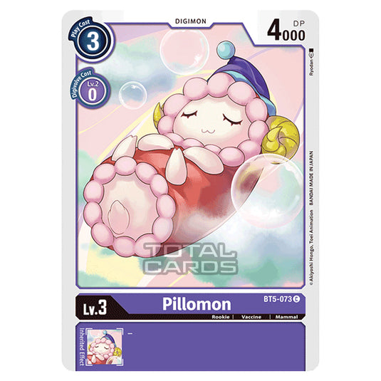Digimon Card Game - BT05 - Battle of Omni - Pillomon (Common) - BT5-073