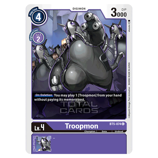 Digimon Card Game - BT05 - Battle of Omni - Troopmon (Common) - BT5-074
