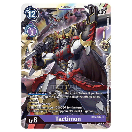 Digimon Card Game - BT05 - Battle of Omni - Tactimon (Super Rare) - BT5-082