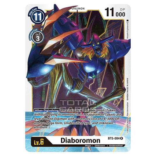 Digimon Card Game - BT05 - Battle of Omni - Diaboromon (Rare) - BT5-084