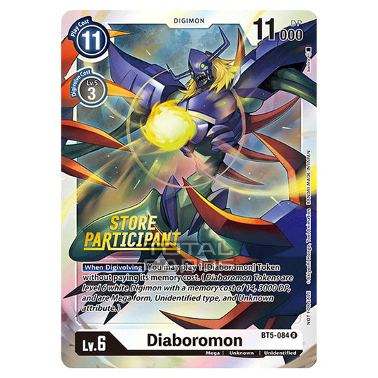 Digimon Card Game - BT05 - Battle of Omni - Diaboromon (Rare) - BT5-084A