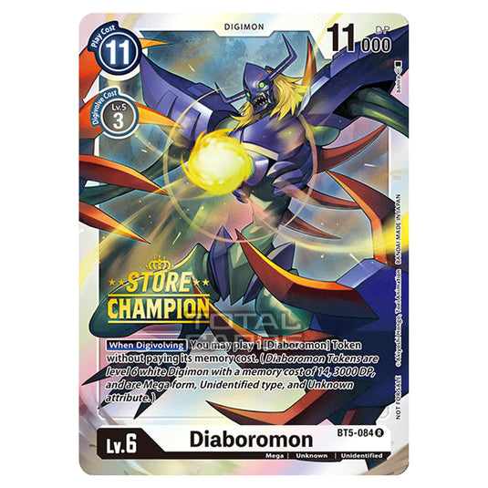 Digimon Card Game - BT05 - Battle of Omni - Diaboromon (Rare) - BT5-084A2