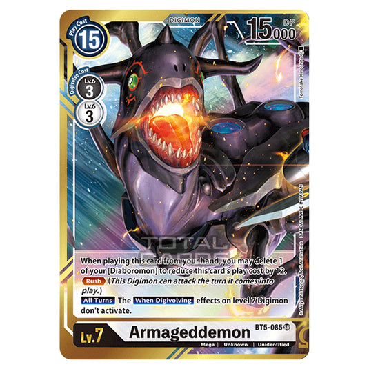 Digimon Card Game - BT05 - Battle of Omni - Armageddemon (Super Rare) - BT5-085A
