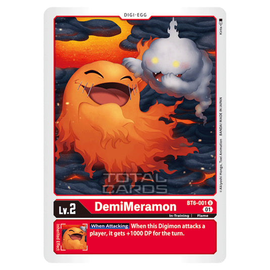 Digimon Card Game - Double Diamond (BT06) - DemiMeramon (Uncommon) - BT06-001