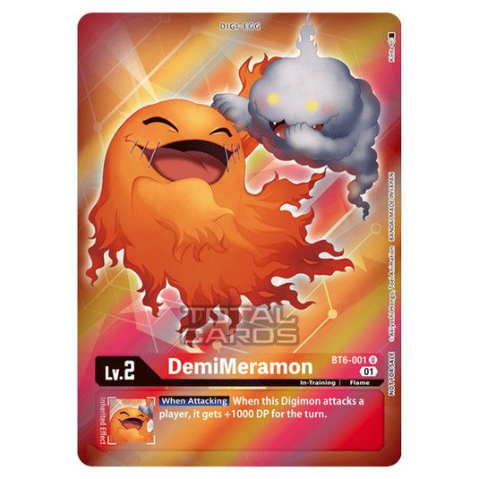 Digimon Card Game - Double Diamond (BT06) - DemiMeramon (Uncommon) - BT06-001A