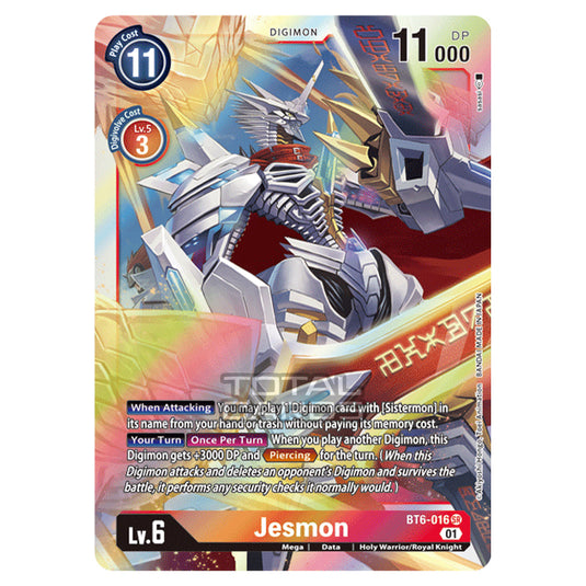 Digimon Card Game - Double Diamond (BT06) - Jesmon (Super Rare) - BT06-016