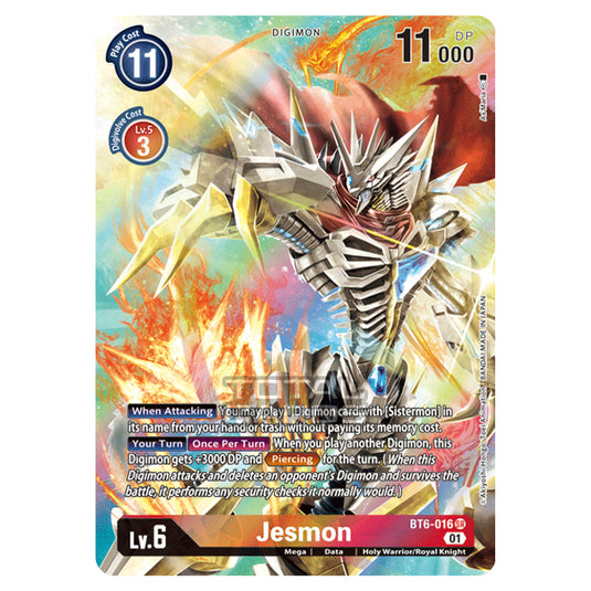 Digimon Card Game - Double Diamond (BT06) - Jesmon (Super Rare) - BT06-016A