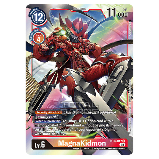 Digimon Card Game - Double Diamond (BT06) - MagnaKidmon (Rare) - BT06-017