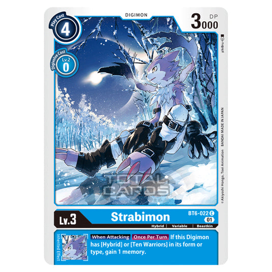 Digimon Card Game - Double Diamond (BT06) - Strabimon (Common) - BT06-022