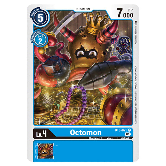 Digimon Card Game - Double Diamond (BT06) - Octomon (Common) - BT06-023
