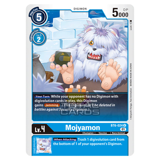 Digimon Card Game - Double Diamond (BT06) - Mojyamon (Uncommon) - BT06-024