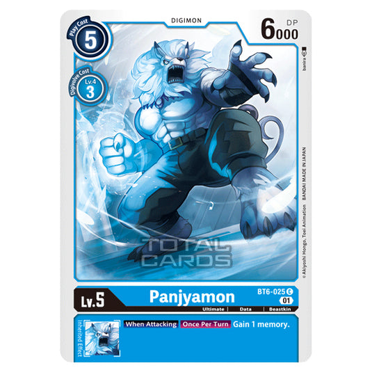 Digimon Card Game - Double Diamond (BT06) - Panjyamon (Common) - BT06-025