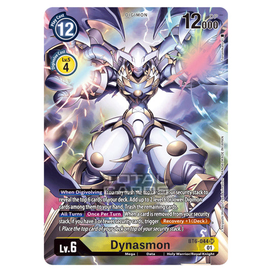 Digimon Card Game - Double Diamond (BT06) - Dynasmon (Super Rare) - BT06-044A