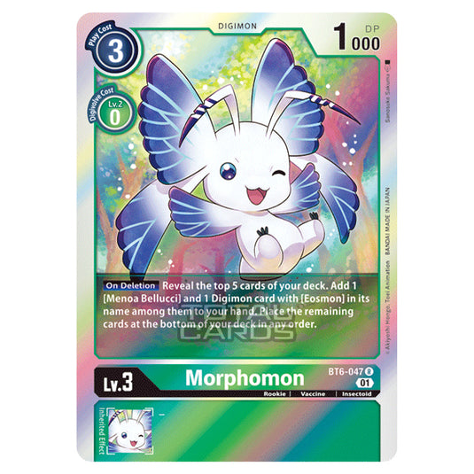 Digimon Card Game - Double Diamond (BT06) - Morphomon (Rare) - BT06-047