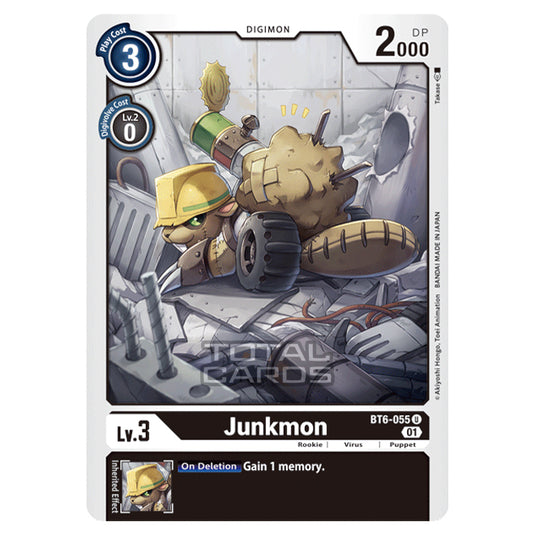 Digimon Card Game - Double Diamond (BT06) - Junkmon (Uncommon) - BT06-055