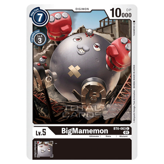 Digimon Card Game - Double Diamond (BT06) - BigMamemon (Common) - BT06-063