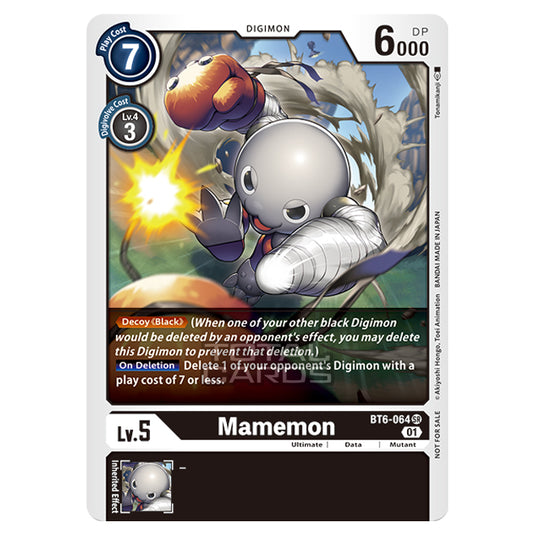 Digimon Card Game - Double Diamond (BT06) - Mamemon (Super Rare) - BT06-064