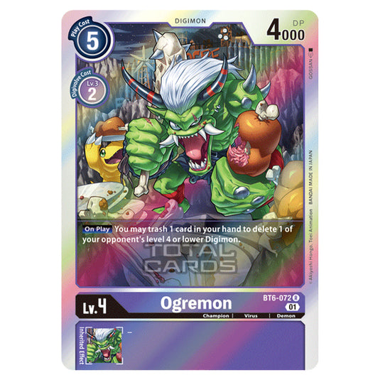 Digimon Card Game - Double Diamond (BT06) - Ogremon (Rare) - BT06-072