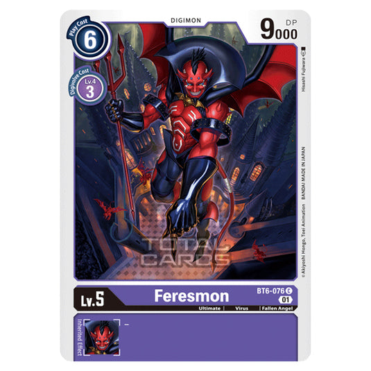 Digimon Card Game - Double Diamond (BT06) - Feresmon (Common) - BT06-076