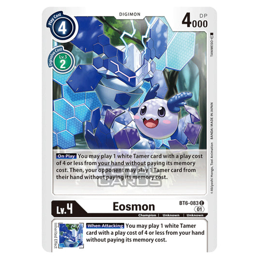 Digimon Card Game - Double Diamond (BT06) - Eosmon (Common) - BT06-083