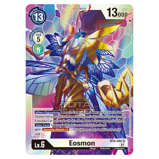 Digimon Card Game - Double Diamond (BT06) - Eosmon (Super Rare) - BT06-086