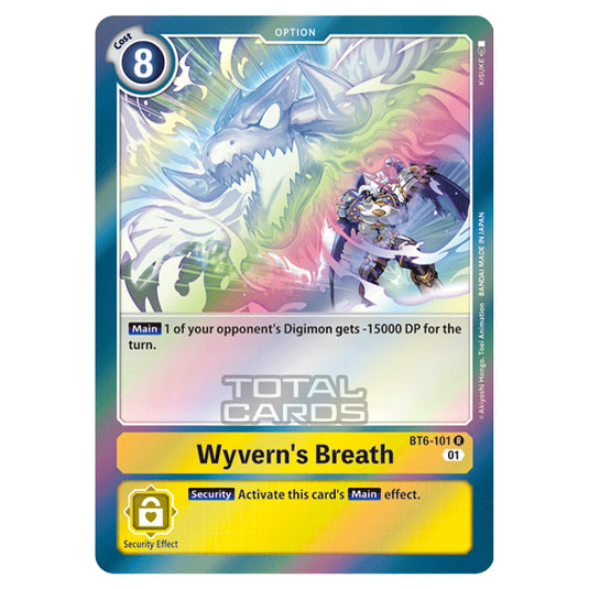 Digimon Card Game - Double Diamond (BT06) - Wyvern's Breath (Rare) - BT06-101
