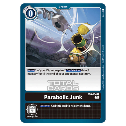 Digimon Card Game - Double Diamond (BT06) - Parabolic Junk (Common) - BT06-104