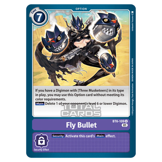 Digimon Card Game - Double Diamond (BT06) - Fly Bullet (Uncommon) - BT06-109