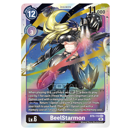 Digimon Card Game - Double Diamond (BT06) - BeelStarmon (Secret Rare) - BT06-112