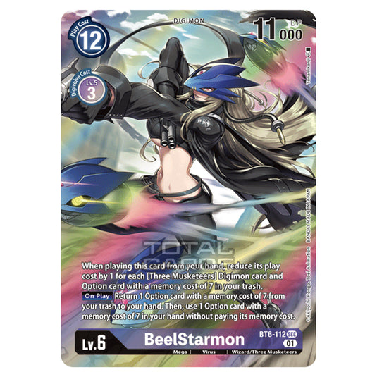 Digimon Card Game - Double Diamond (BT06) - BeelStarmon (Secret Rare) - BT06-112A