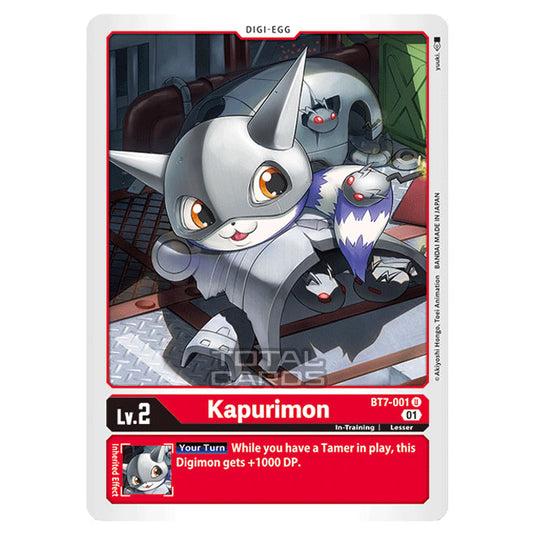 Digimon Card Game - NEXT ADVENTURE (BT07) - Kapurimon (Uncommon) - BT7-001