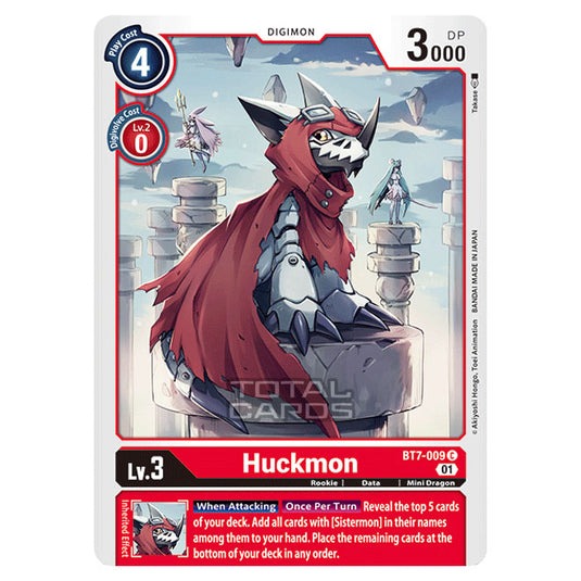 Digimon Card Game - NEXT ADVENTURE (BT07) - Huckmon (Common) - BT7-009