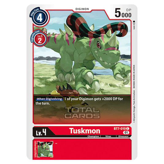 Digimon Card Game - NEXT ADVENTURE (BT07) - Tuskmon (Common) - BT7-010