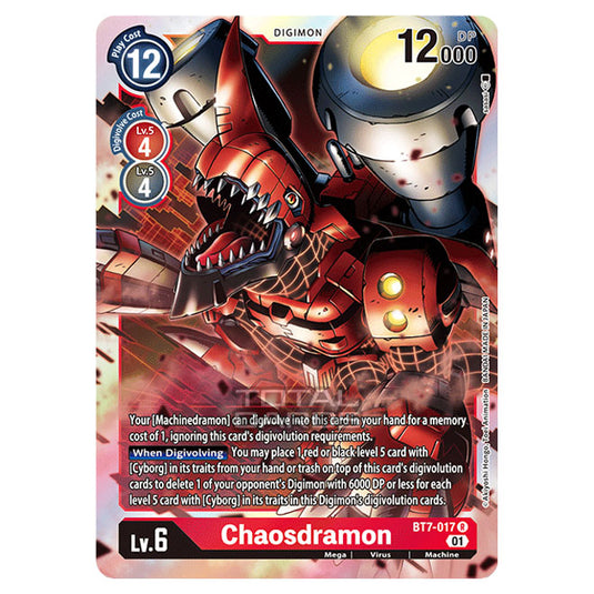 Digimon Card Game - NEXT ADVENTURE (BT07) - Chaosdramon (Rare) - BT7-017