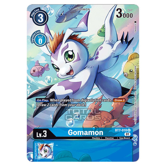 Digimon Card Game - NEXT ADVENTURE (BT07) - Gomamon (Uncommon) - BT7-018A