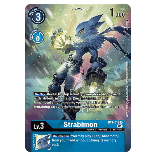 Digimon Card Game - NEXT ADVENTURE (BT07) - Strabimon (Rare) - BT7-019A