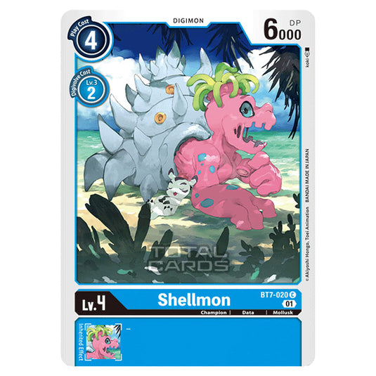 Digimon Card Game - NEXT ADVENTURE (BT07) - Shellmon (Common) - BT7-020