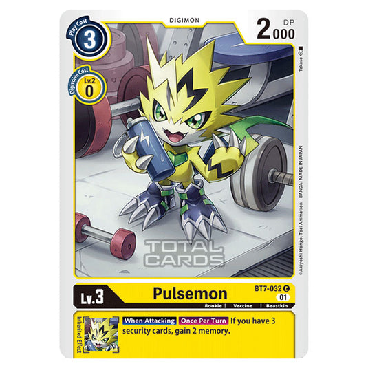 Digimon Card Game - NEXT ADVENTURE (BT07) - Pulsemon (Common) - BT7-032